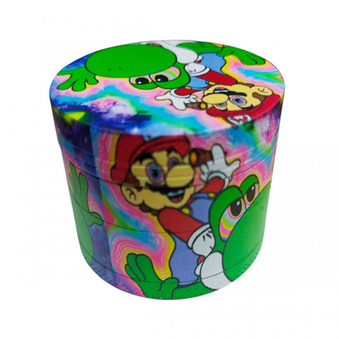 Grinder Mario y Yoshi 4 partes con polinizador.