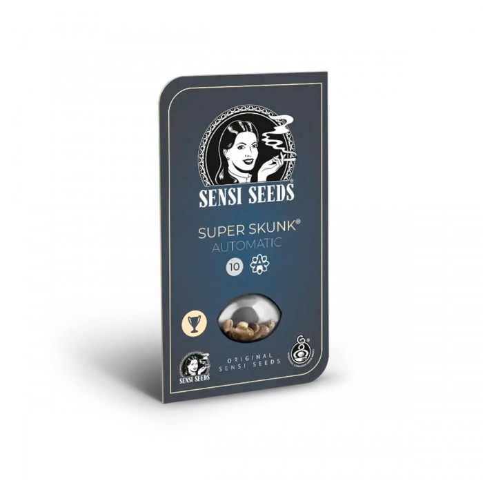 Semillas feminizadas autoflorecientes Super Skunk Auto, blister.