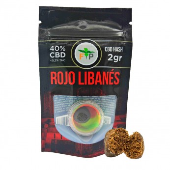 Hachis CBD Rojo Libanés FP, Envase de 2gramos - Comprar Hachis CBD Premium