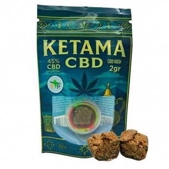 Paquete Hash CBD Ketama FP de 2 gramos. Hachís de CBD Ketama de alta calidad