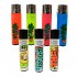 Mechero Clipper con dibujos de marihuana.