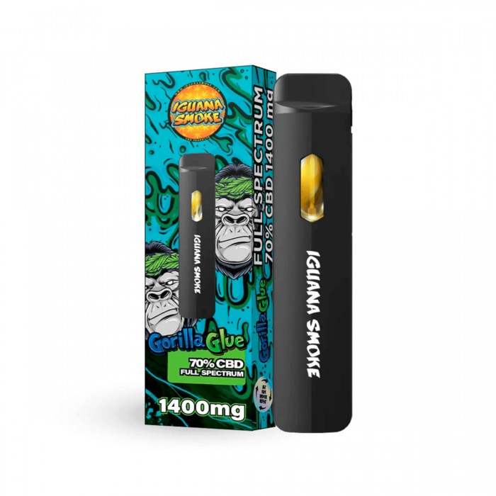 Vaper CBD Iguana Pod de 1400mg Iguana Smoke, Gorilla Glue.