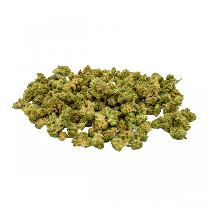 Flores CBD Small Buds Cali Indoor de 25g Lila, cogollos pequeños.