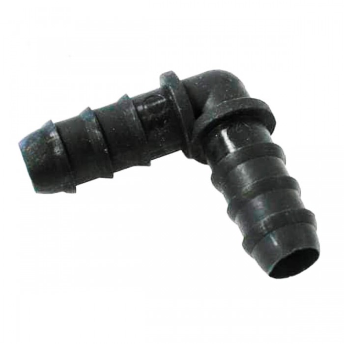 Codo de 90º para riego de 16mm.