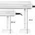 Barra LED Under Canopy 120W Agrolite, altura.