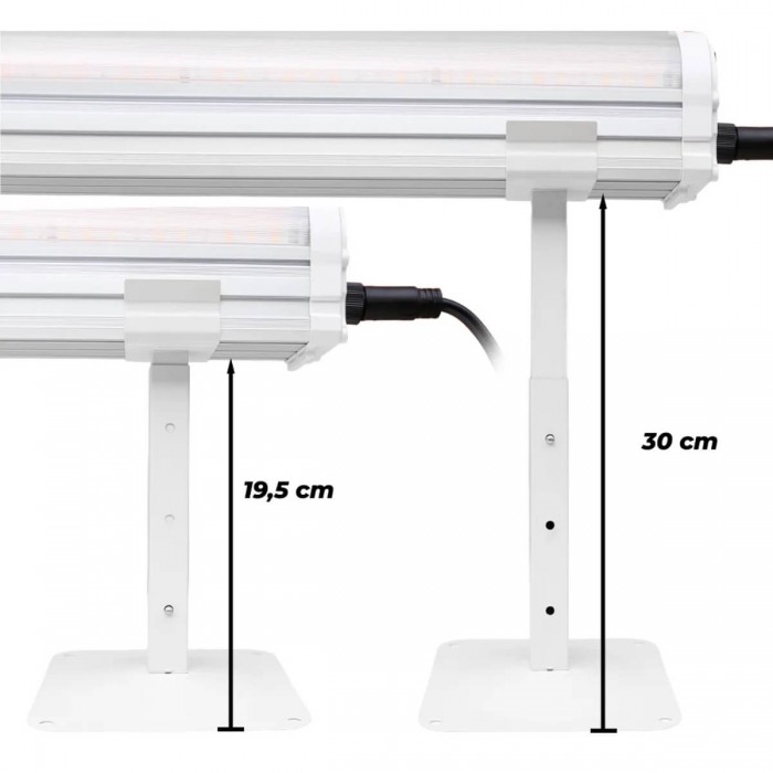 Barra LED Under Canopy 120W Agrolite, altura.