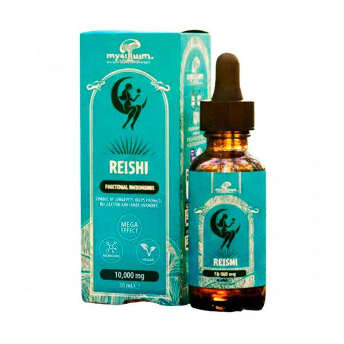 Extracto de hongo Reishi 30ml de Plant of Life, envase.