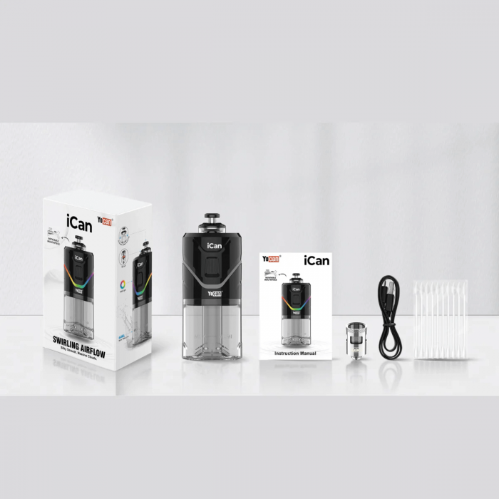 Vaporizador de resina Yocan iCan, diferentes componentes.