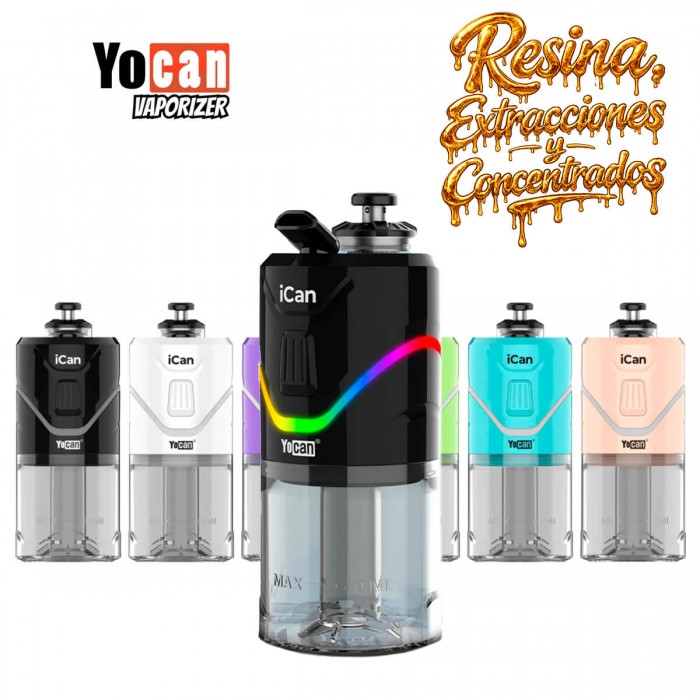 Vaporizador de resina Yocan iCan, diferentes colores.