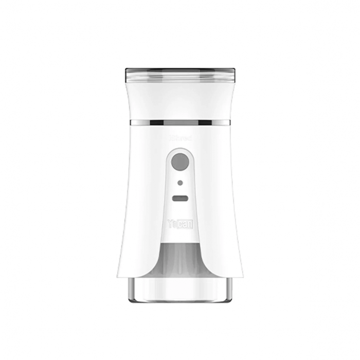 Grinder eléctrico Yocan iShred para hierbas, color blanco.