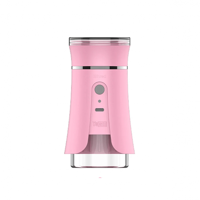 Grinder eléctrico Yocan iShred para hierbas, color rosa.