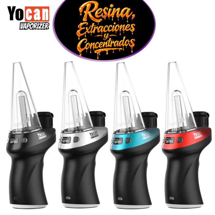 Vaporizador de resinas y concentrados Yocan Black Phaser Max 2, diferentes colores.