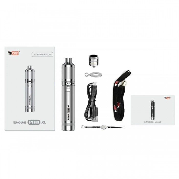 Vaporizador de concentrados Yocan Evolve Plus XL, componentes.