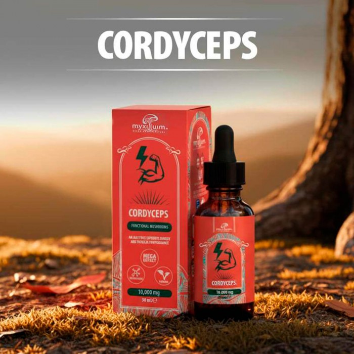 Extracto de hongo Cordyceps 30ml de Plant of Life.