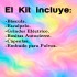 Kit Microdosis para Psilocibina Profesional, lista de productos.