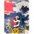 TAPETE SILICONA SKULL & WAVE 28X20 CM