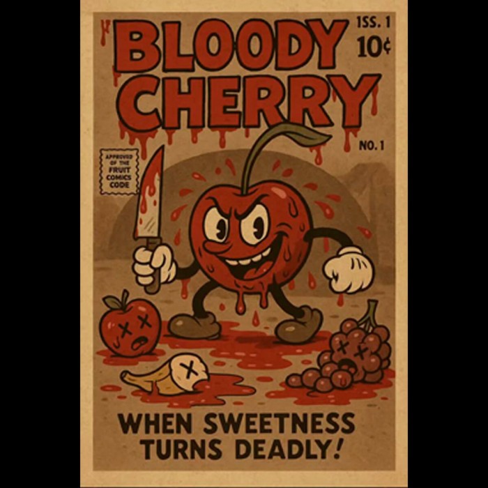 Semillas de marihuana regulares Bloody Cherry de Bask Triangle Farms, logotipo.