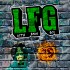 Semillas de marihuana feminizadas LFG de Barney's Farm Seeds, logotipo.