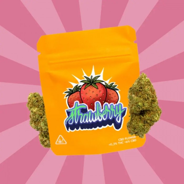 Flores CBD Strawberry de Gorilla Grillz
