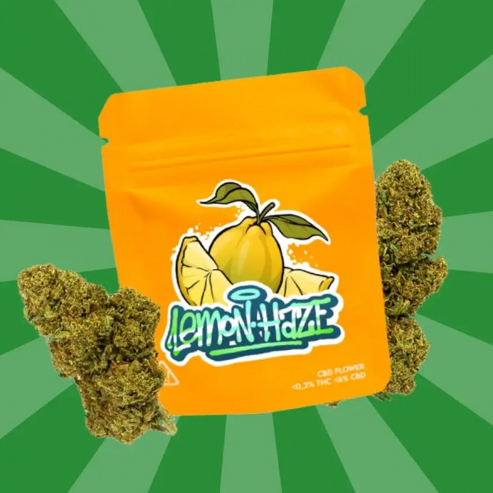 Flores CBD Lemon Haze de Gorilla Grillz 5 gramos.