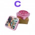 Grinder cuadrado metálico 2 partes, modelo C Barbie Rosa.
