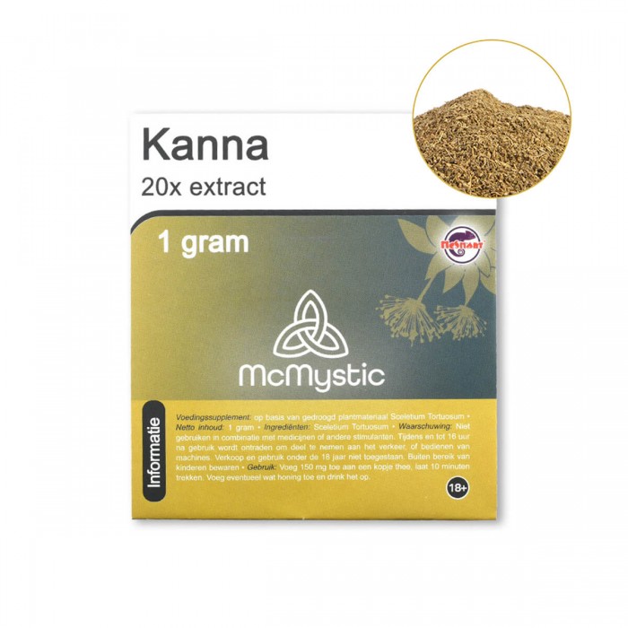 Extracto vegetal de Kanna Mystic 20x.