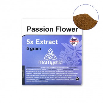 Extracto de Flor de la Pasion Passiflora Incarnata 5x envase de 5 gramos.
