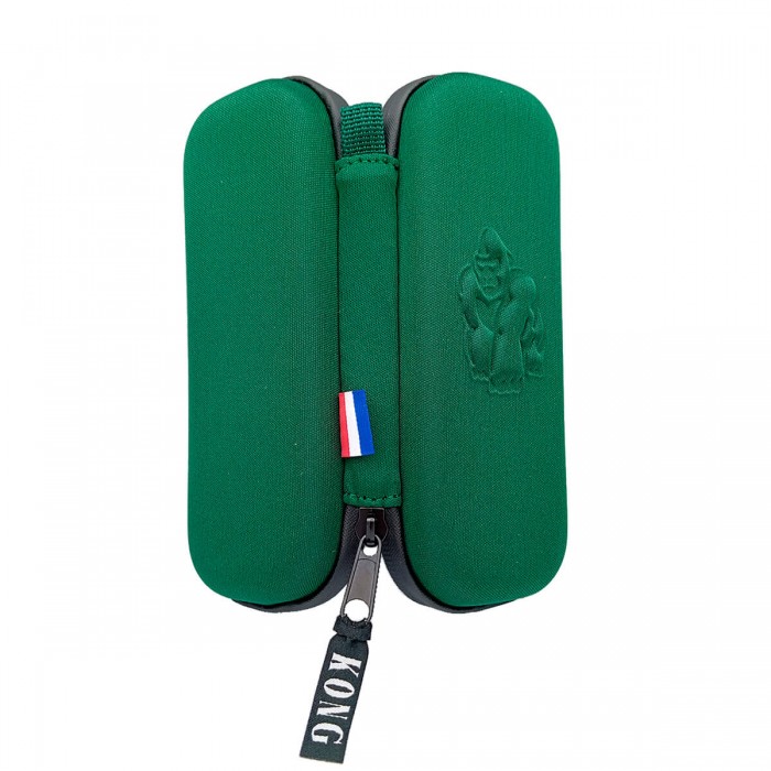 Estuche para fumador Kong 2.0 Verde abierto.