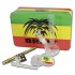 Kit fumeta con bong, pipa y grinder.