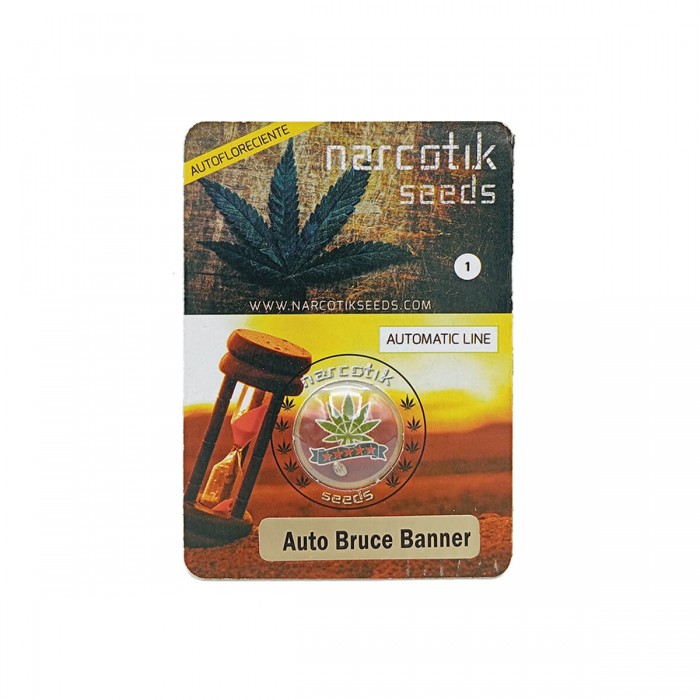 Auto Bruce Banner (Narcotik Seeds) - Semillas autoflorecientes, blister.