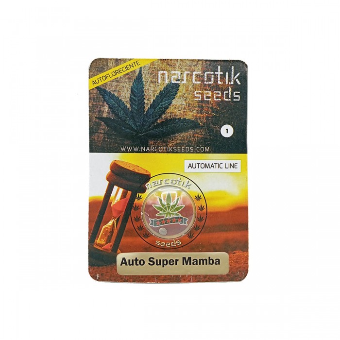 Auto Mamba Negra de Narcotik Seeds, blister.