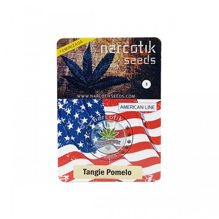 Semillas de marihuana feminizadas Tropican Pomelo de Narcotik Seeds, blister.