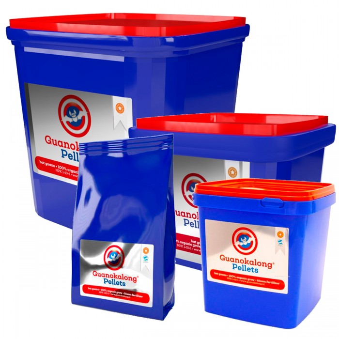 Guanokalong Pellet. Guano de murciélago de alta calidad y natural, diferentes formatos.