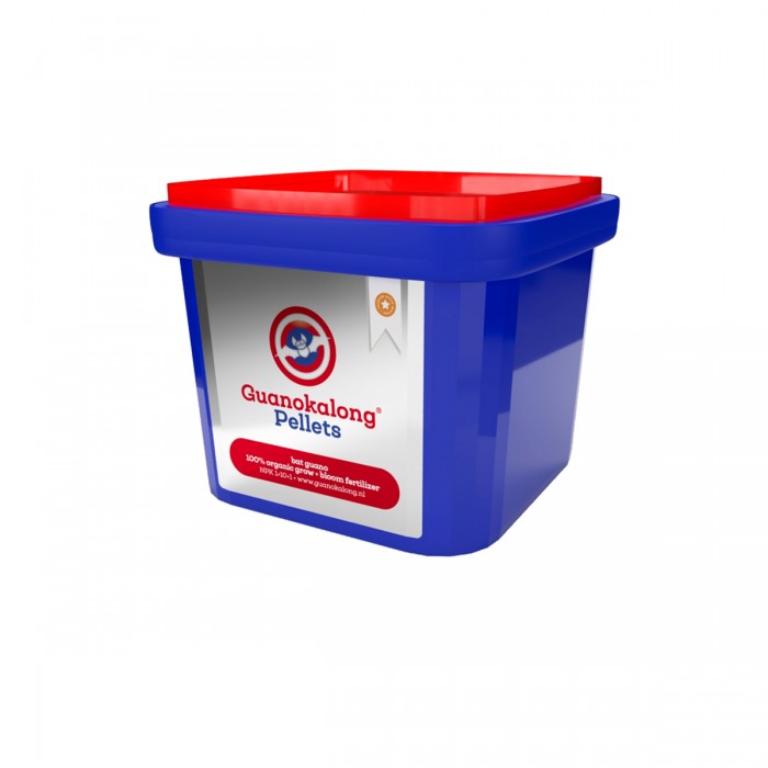 Guanokalong Pellet. Guano de murciélago de alta calidad y natural, envase de 3kg.