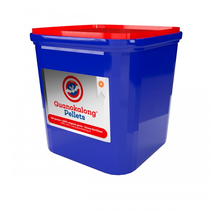 Guanokalong Pellet. Guano de murciélago de alta calidad y natural, envase de 5kg.
