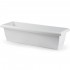 Jardinera Blanca Rectangular de 60 cm.