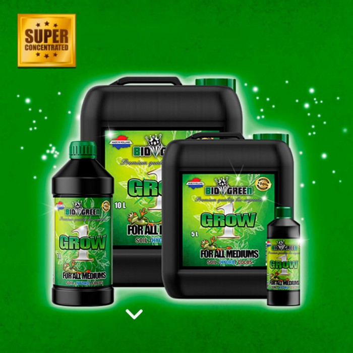 Bio Grow 1 de Bio Green, Abono para crecimiento.