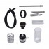 Cachimba Sefrou Silver 28cm, accesorios.