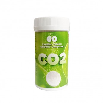 Pastillas de CO2 en tabletas para riego.
