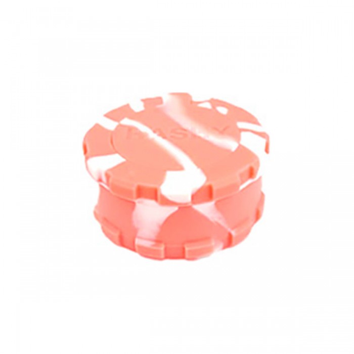Grinder de silicona con tapa 55mm, color naranja.