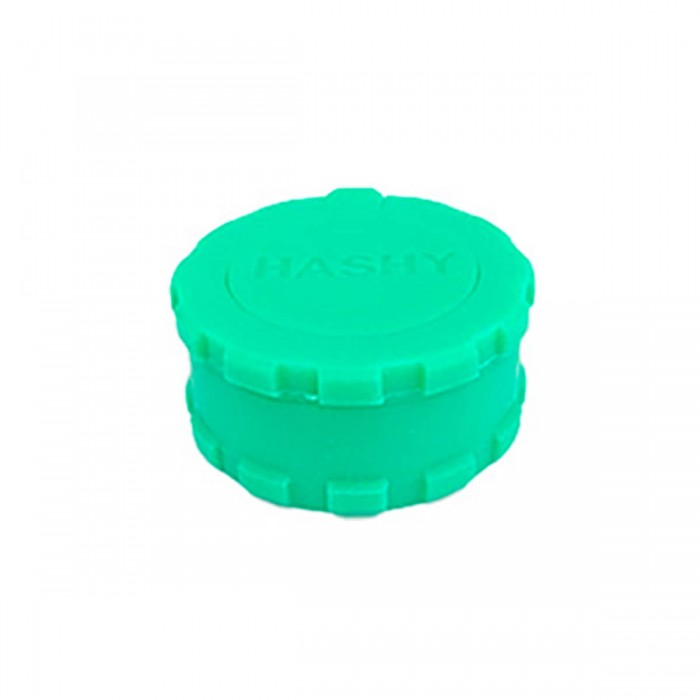 Grinder de silicona con tapa 55mm, color verde.