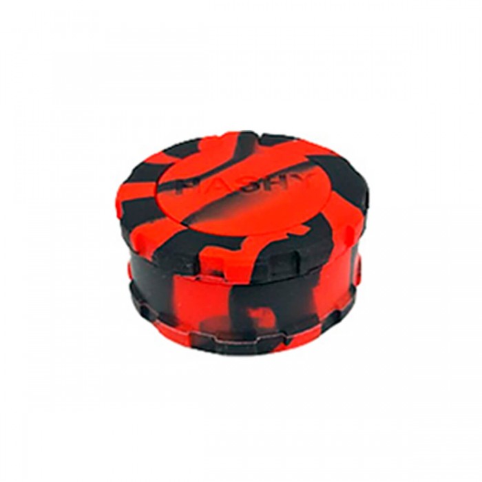 Grinder de silicona con tapa 55mm, color rojo.