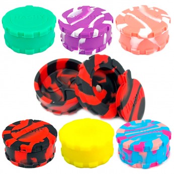 Grinder de silicona con tapa 55mm, diferentes colores.
