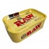 Caja con Bandeja RAW Munchies Box para guardar accesorios de fumador, abierta.