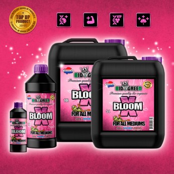Fertilizante de floración X-Bloom de Bio Green.