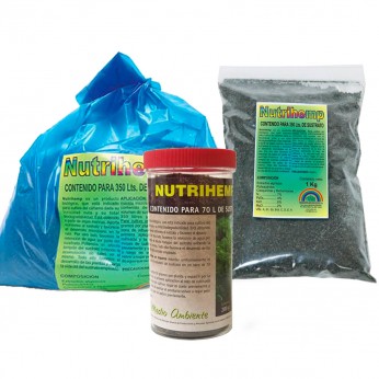 Fertilizante completo Nutrihemp de Trabe.