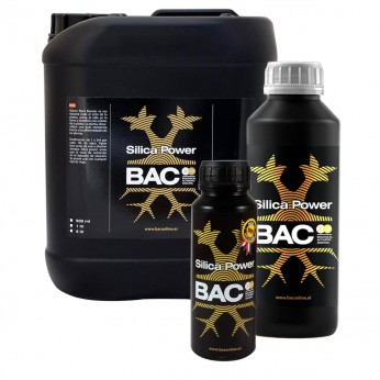 Silica Power de B.A.C. - Aditivo de silicio para marihuana, formatos.