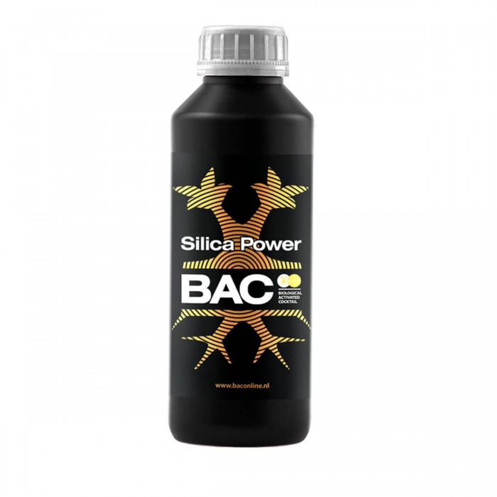Silica Power de B.A.C. - Aditivo de silicio para marihuana, envase de 1L.