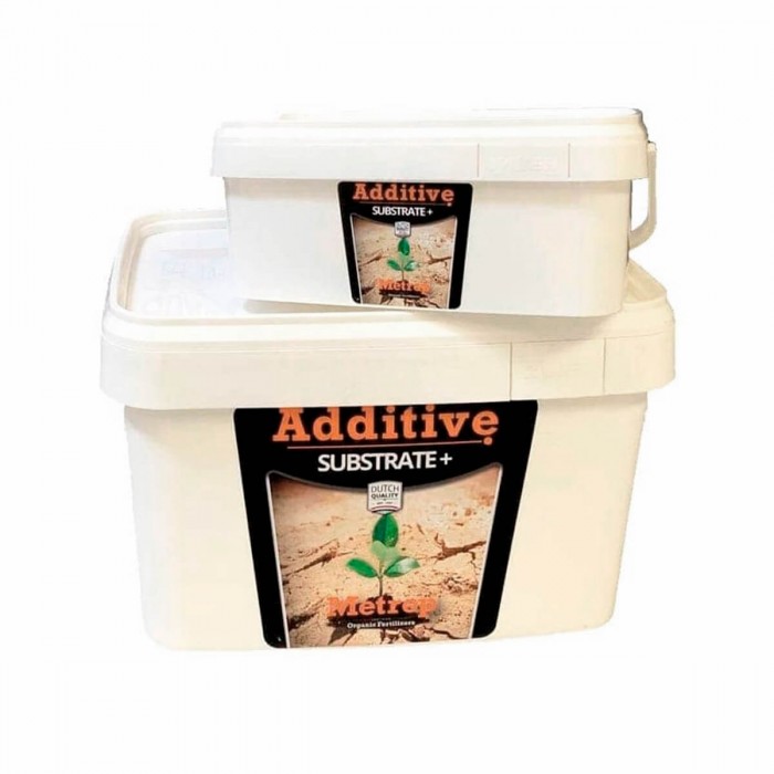 Aditivo Substrate + de Metrop, diferentes formatos.