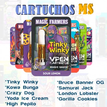 Cartuchos MS 1ml aromas. Portada.